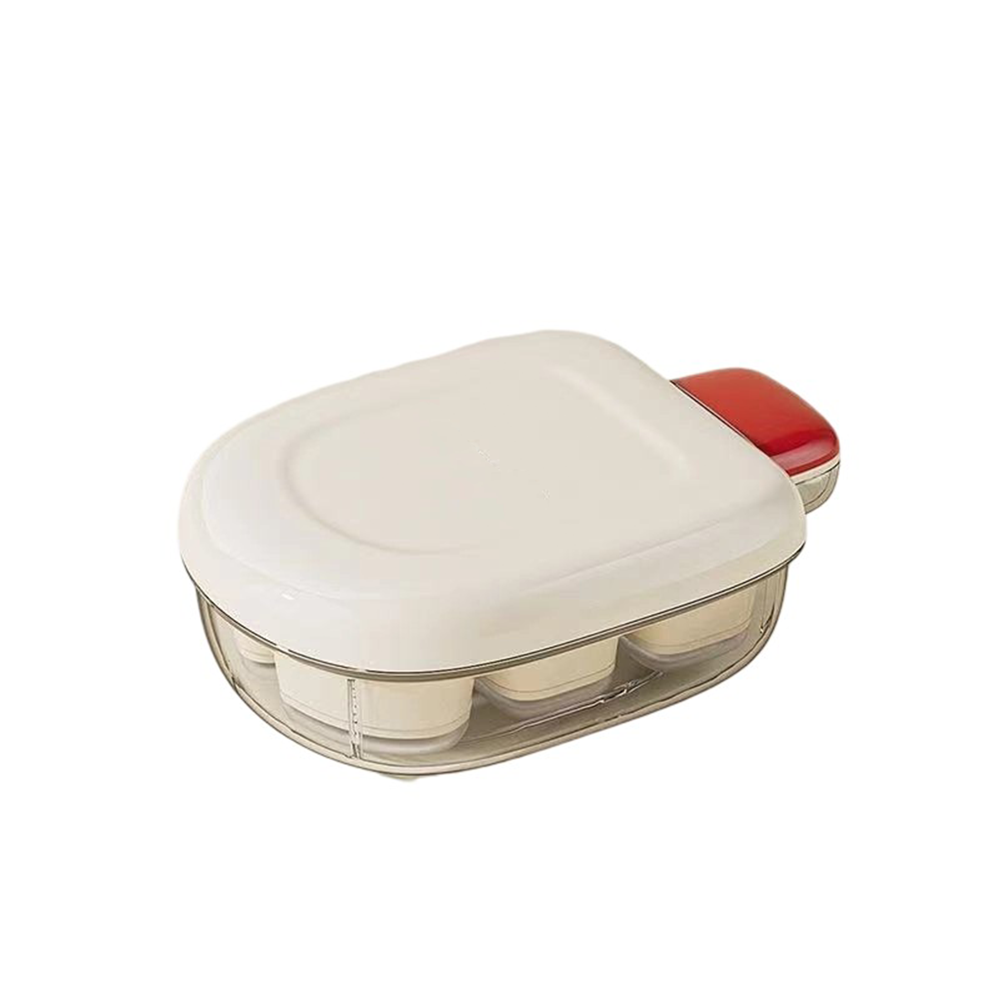 Mini One-Press Ice Cube Tray 6