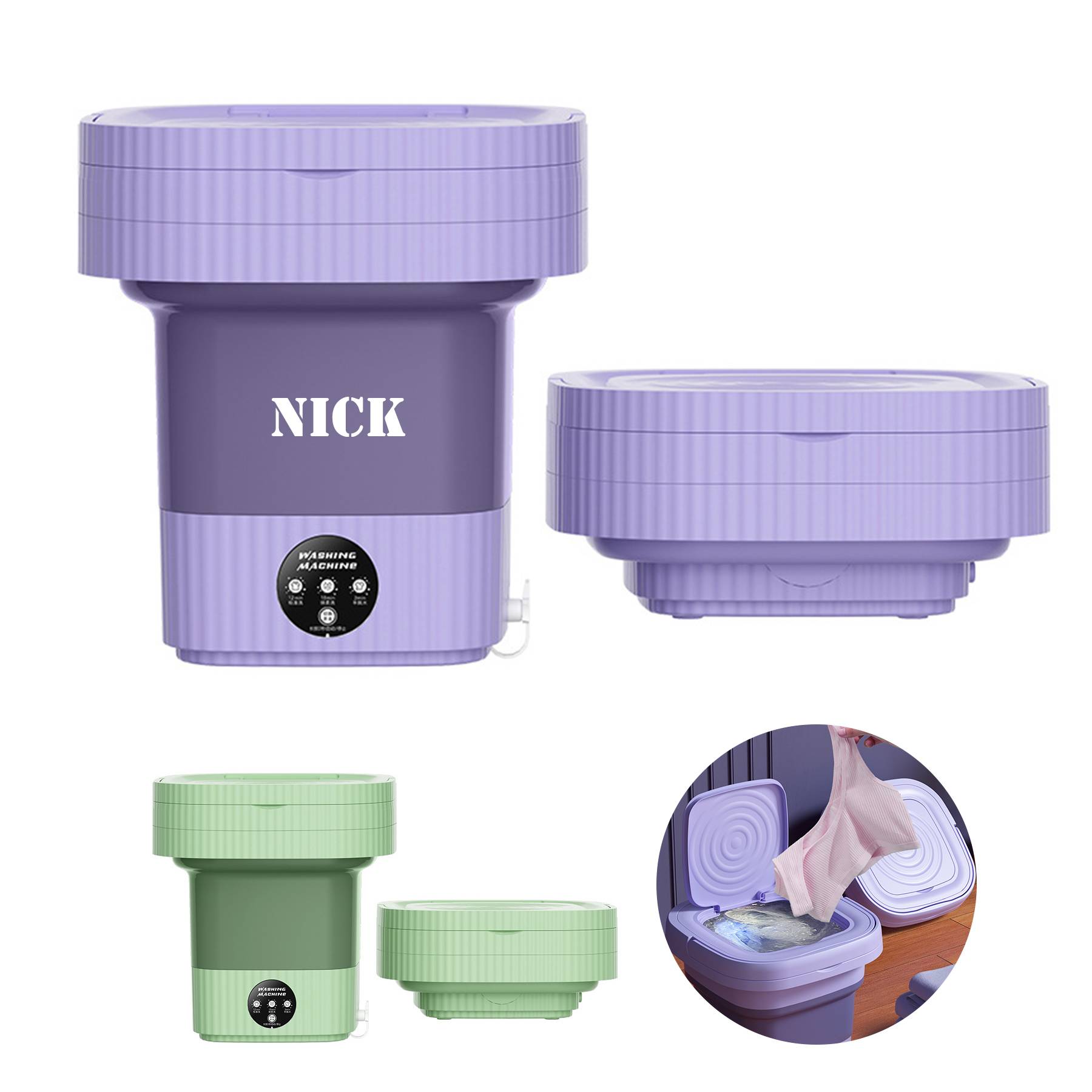 Foldable Mini Washing Machine 1