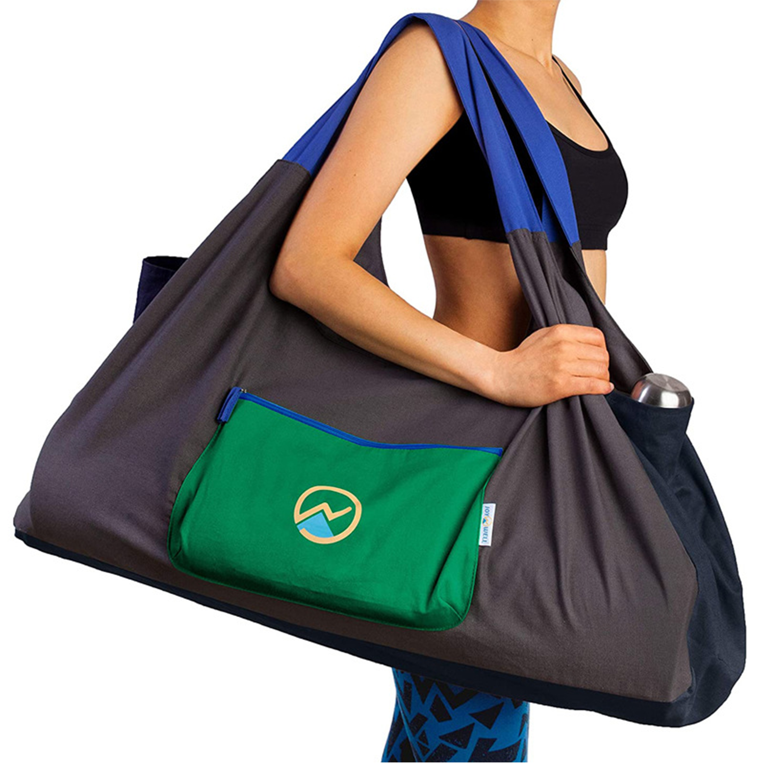 Yoga Mat Bag w/ Sewn-in Matt Holder Straps and 4 Pockets 5
