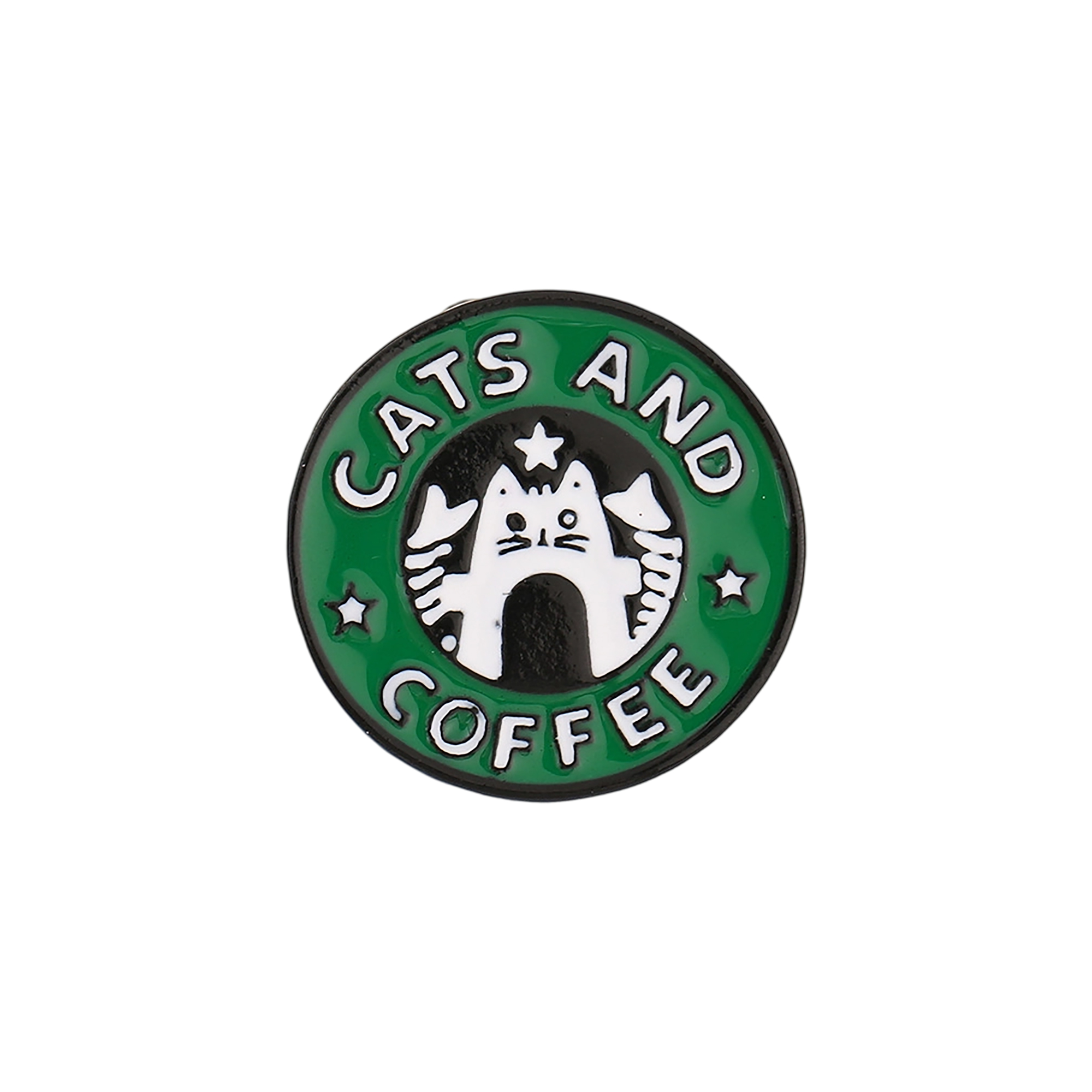 Round Zinc Alloy Metal Badge With Enamel Coating 1.2" 10
