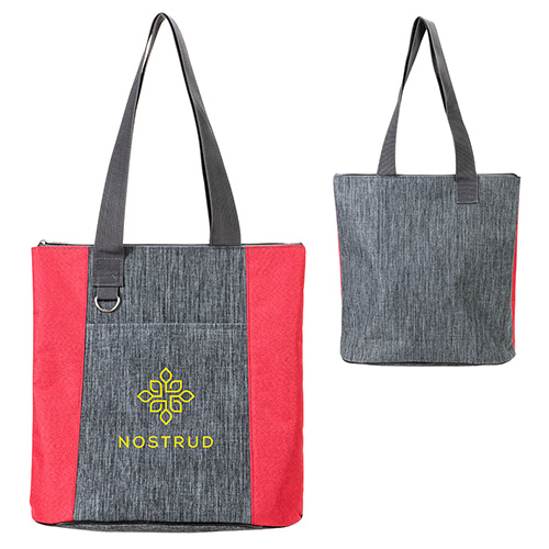 Kenmore Heathered Polyester Event Tote, custom tote bag with logo imprint 14