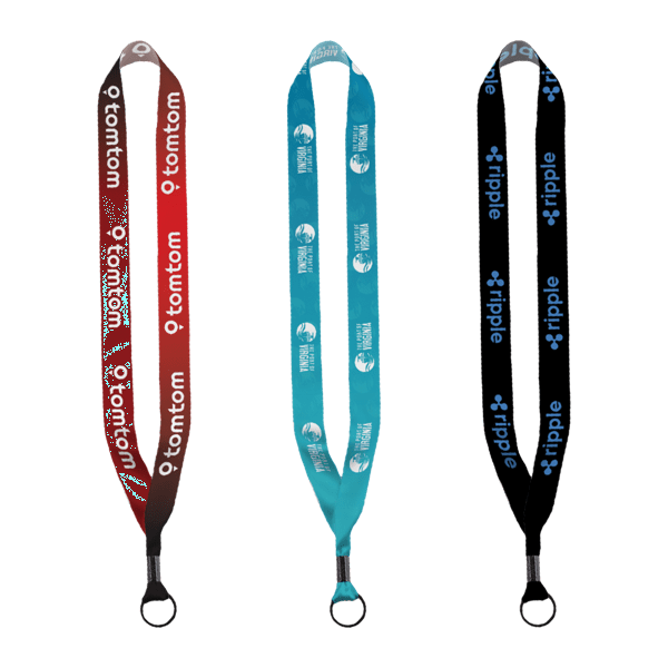 7/8" Dye-Sublimated Satin Ribbon Lanyard 3