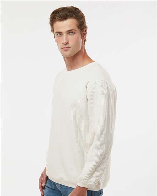 Unisex Corded Crewneck Sweatshirt - 19179 4