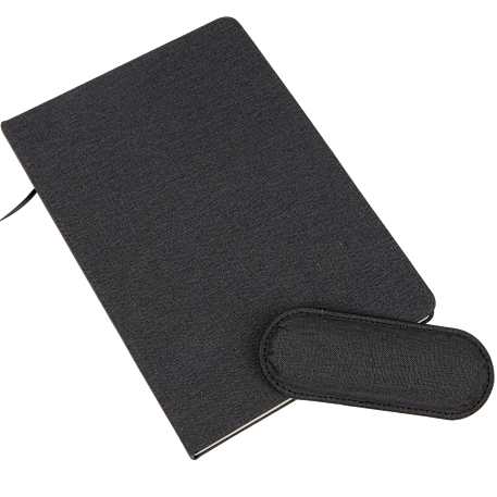 5.5" x 8.5" FSC® Recycled Mouse Pad Bound Notebook 1