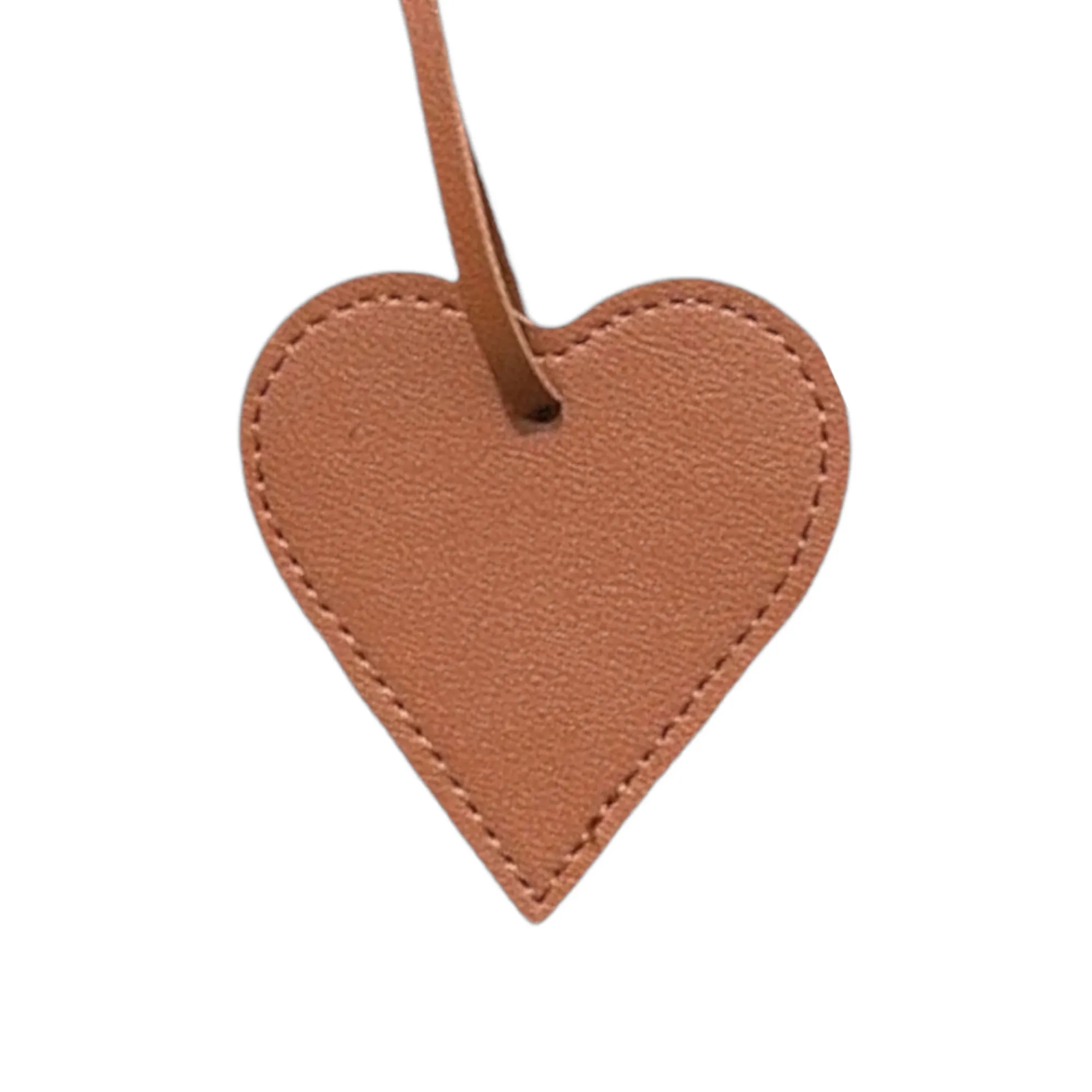 PU Leather Heart Keychain Lightweight Compact Build 9