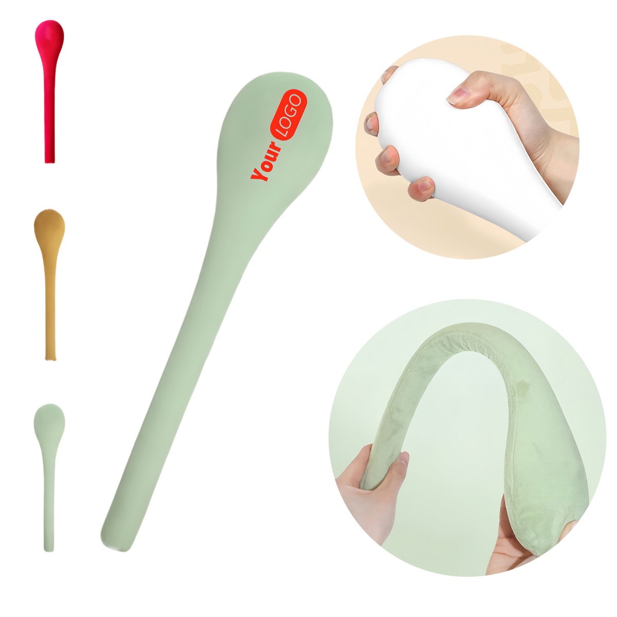 Multifunctional TPU Solid Color Massage Hammer 2