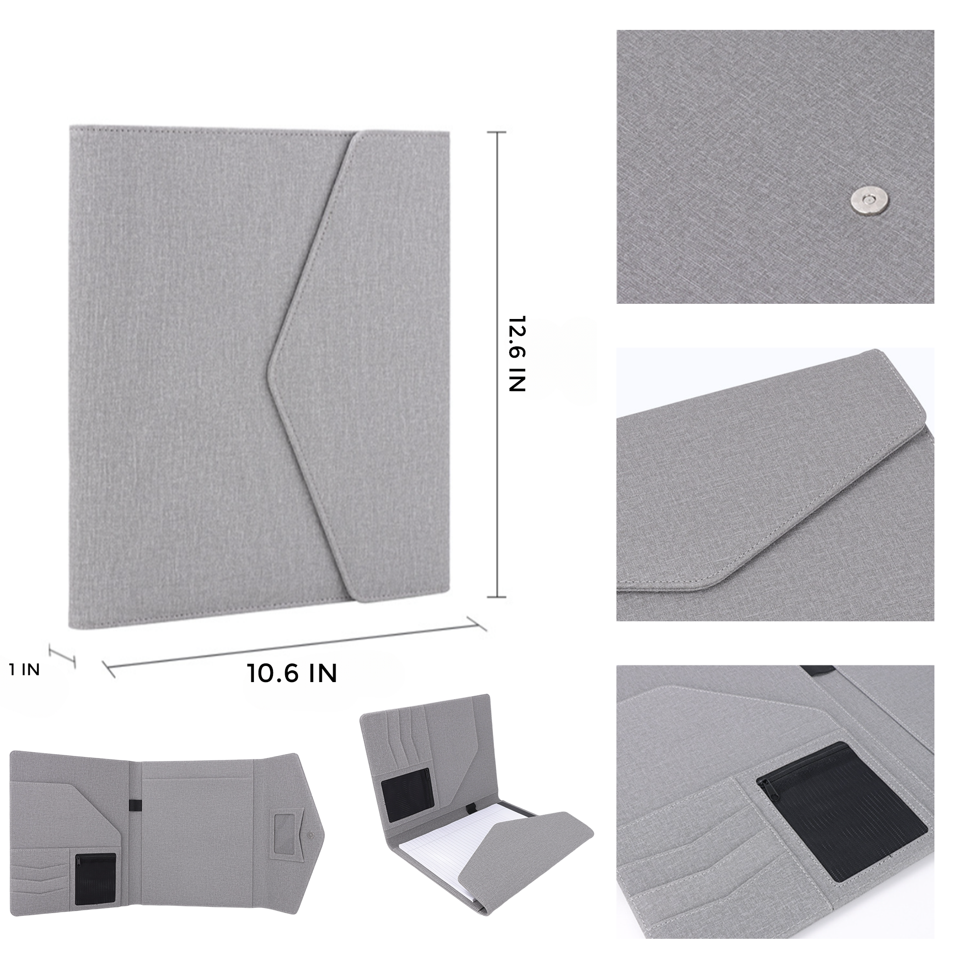 MOQ 10 PCS Functional Textured Document Bag 1