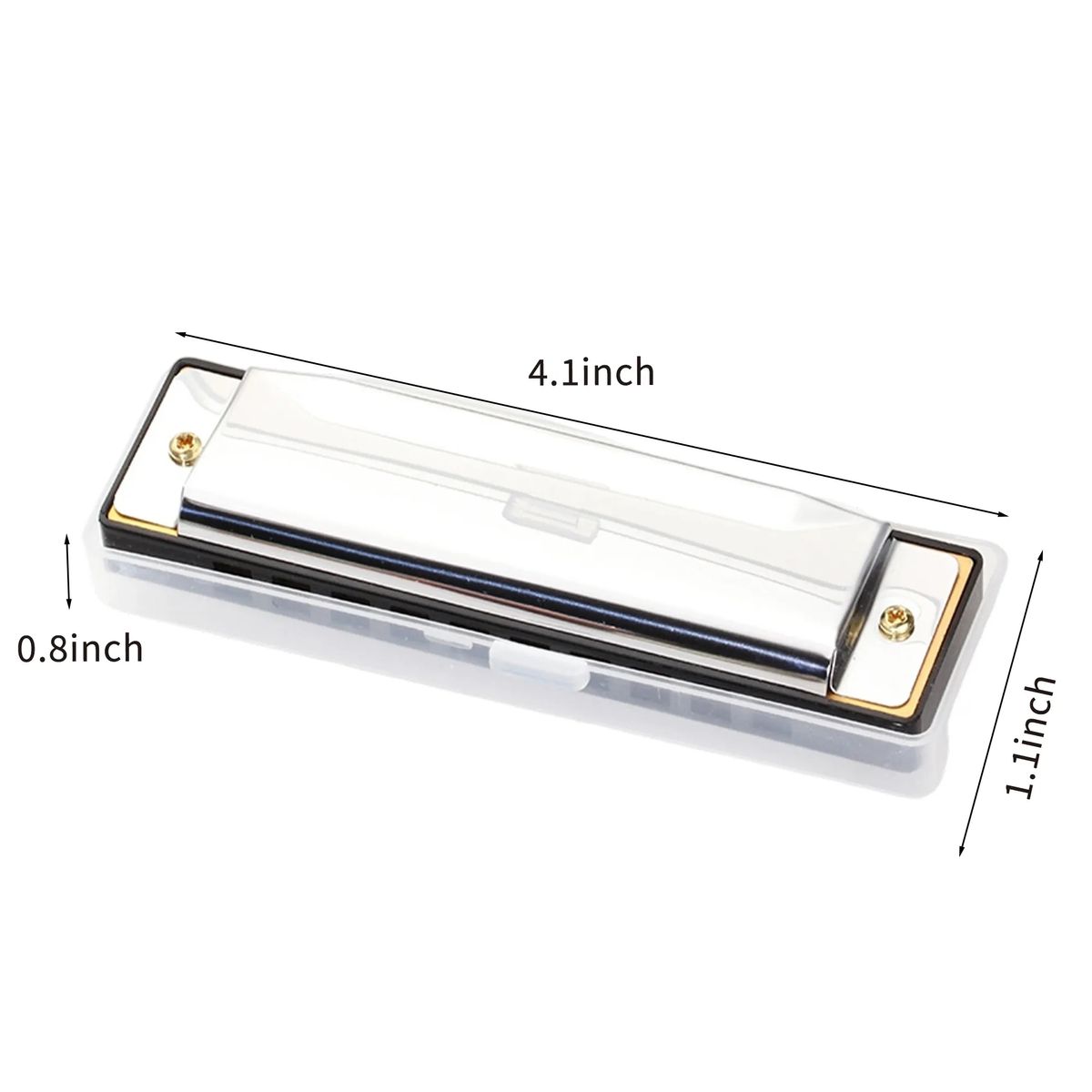 Portable Ten-Hole Harmonica for Beginners 3