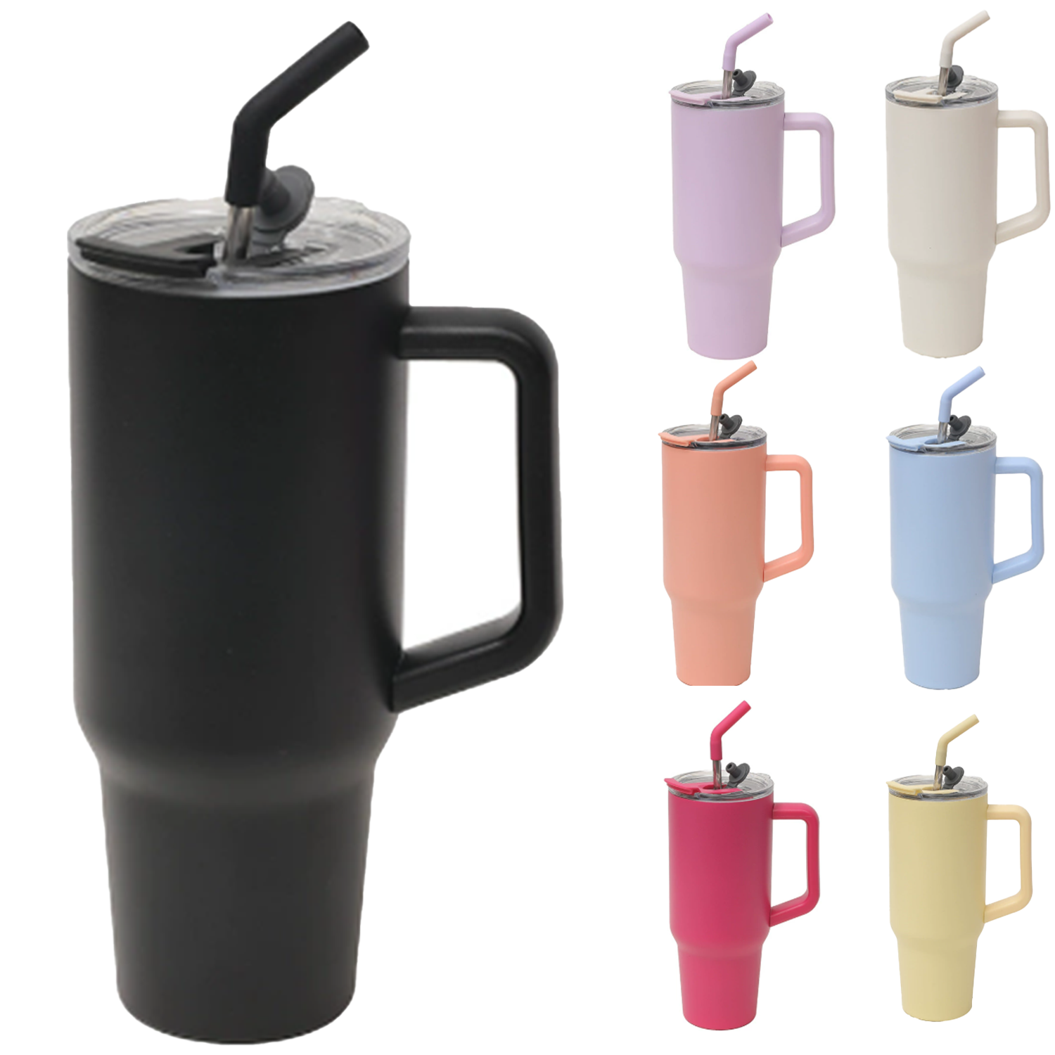 40oz Stainless Steel Triple Layer Insulated Travel Tumbler 12