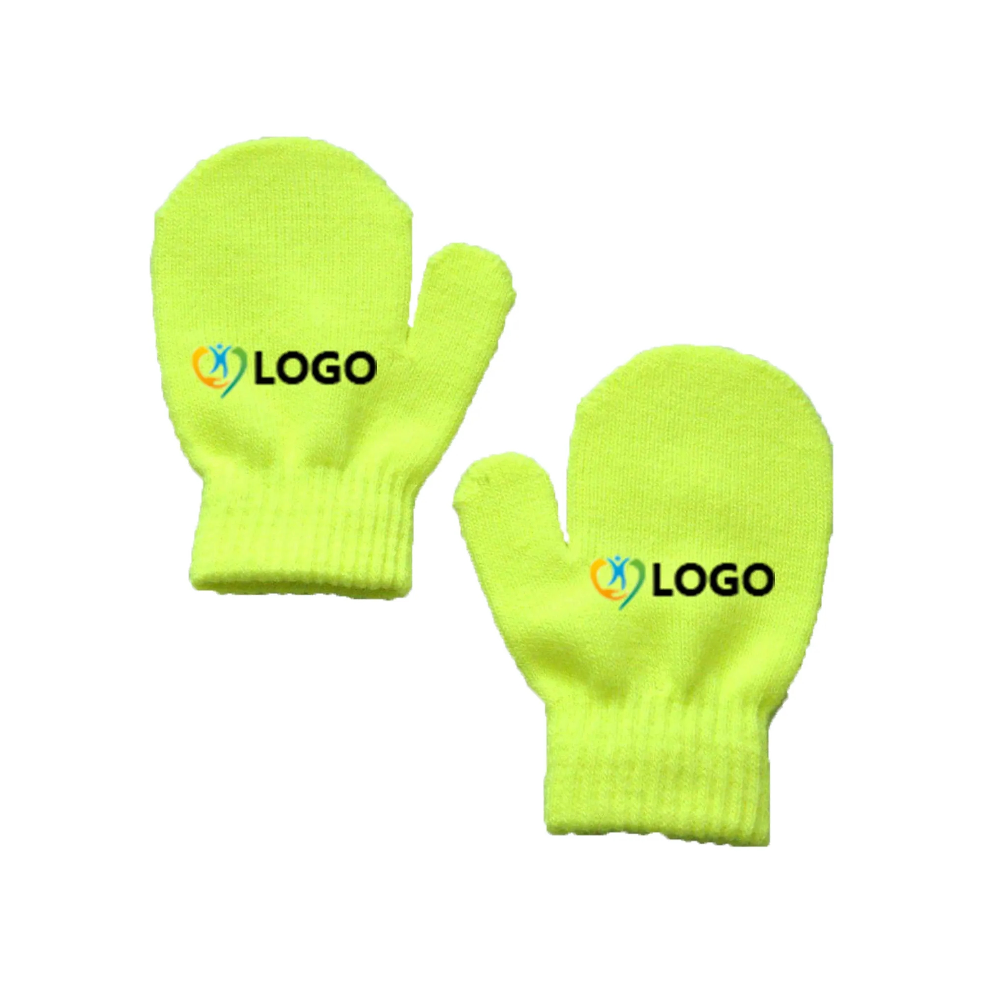 MOQ50 Winter Baby Knitted Mittens 1
