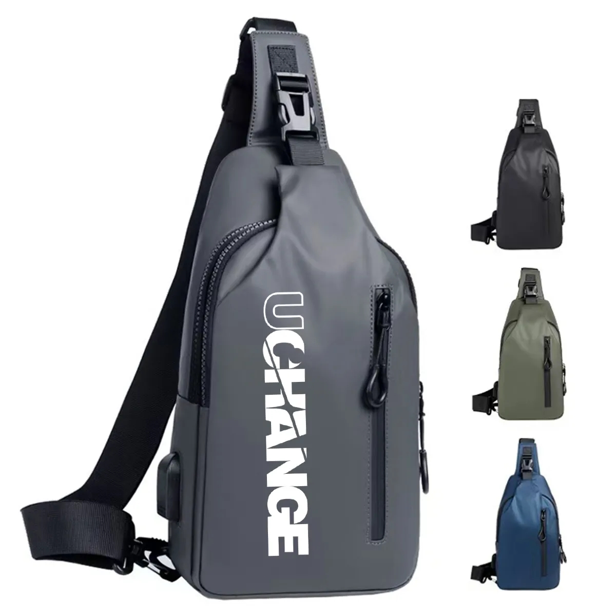 Anti-Theft Sleek Crossbody Sling Bag With USB Charging Port 7