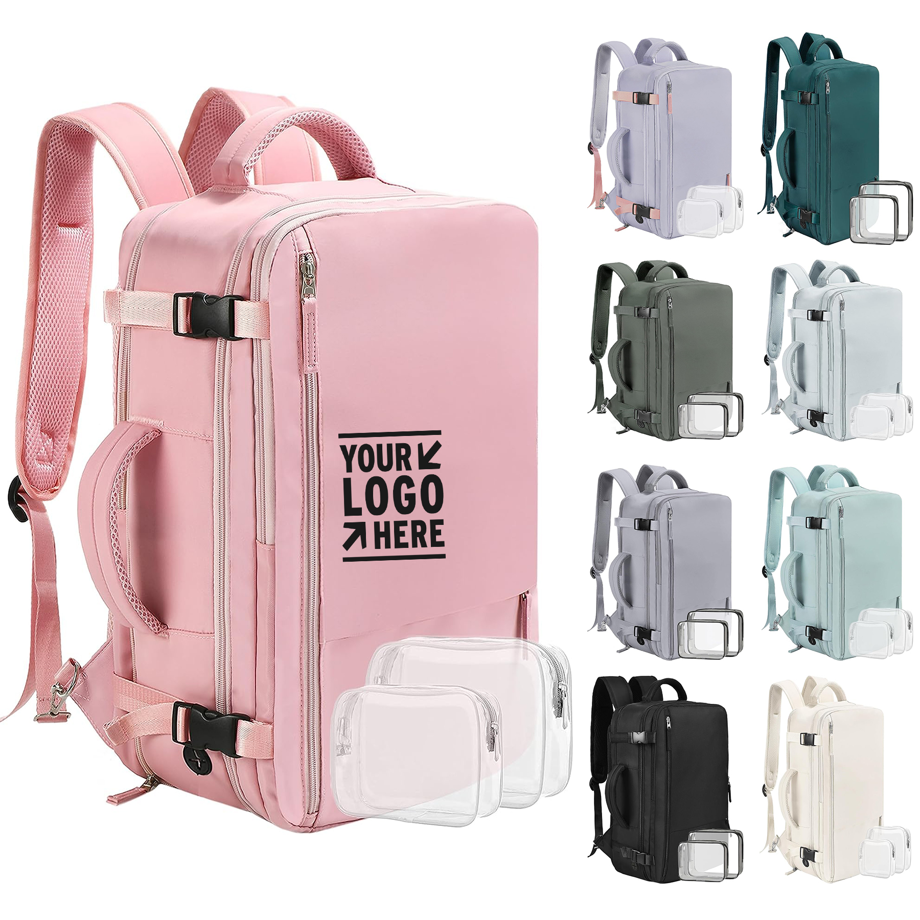 Women Large Travel 17 inch Laptop Backpack 2