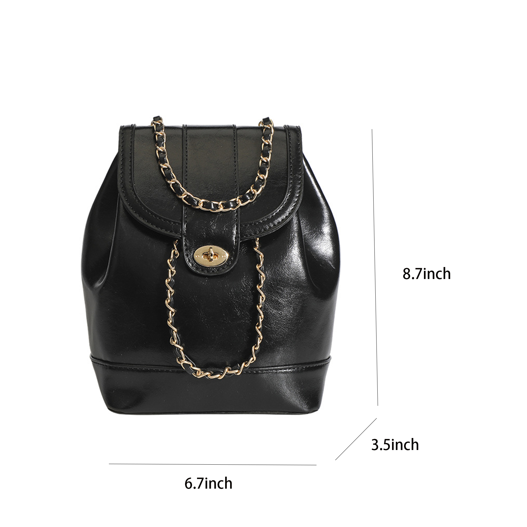 Mini PU Backpack for Women 2