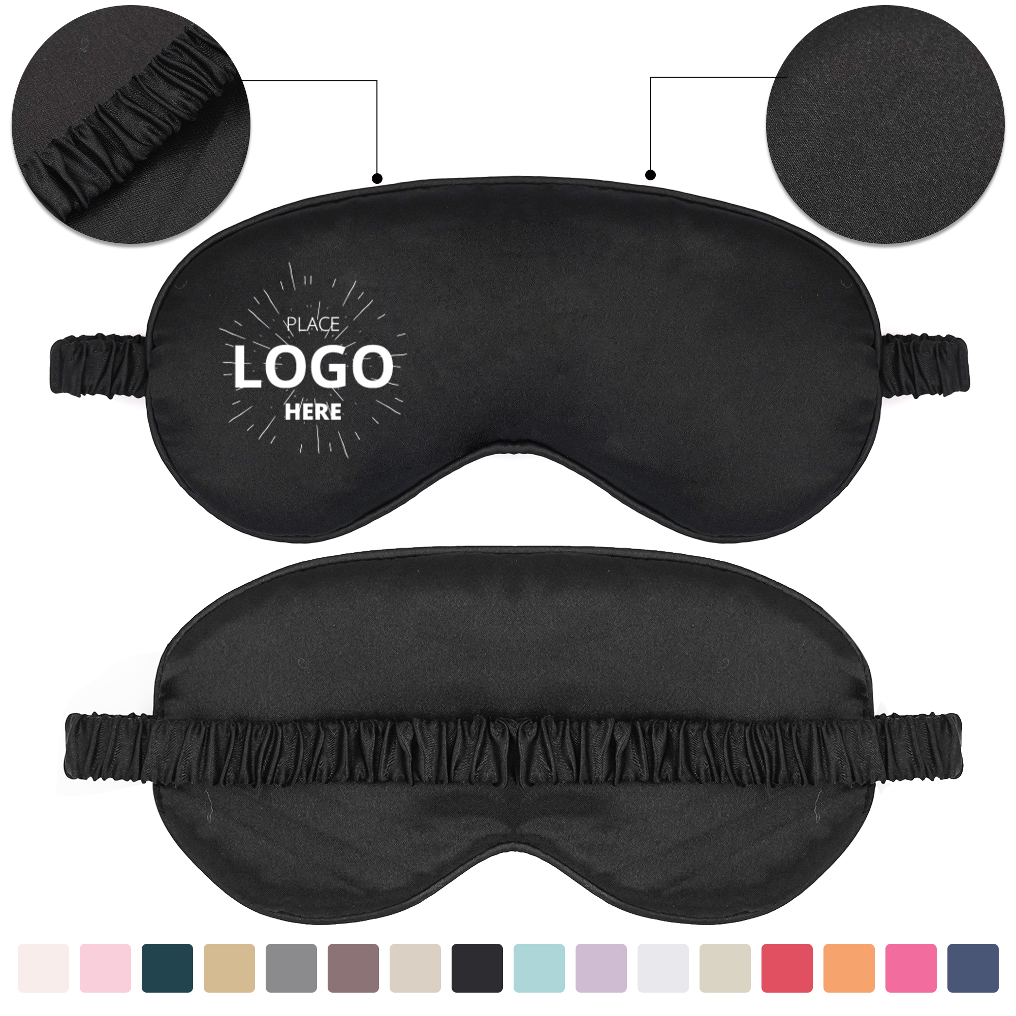 Travel Soft Imitated Silk Eye Mask Blindfold 1