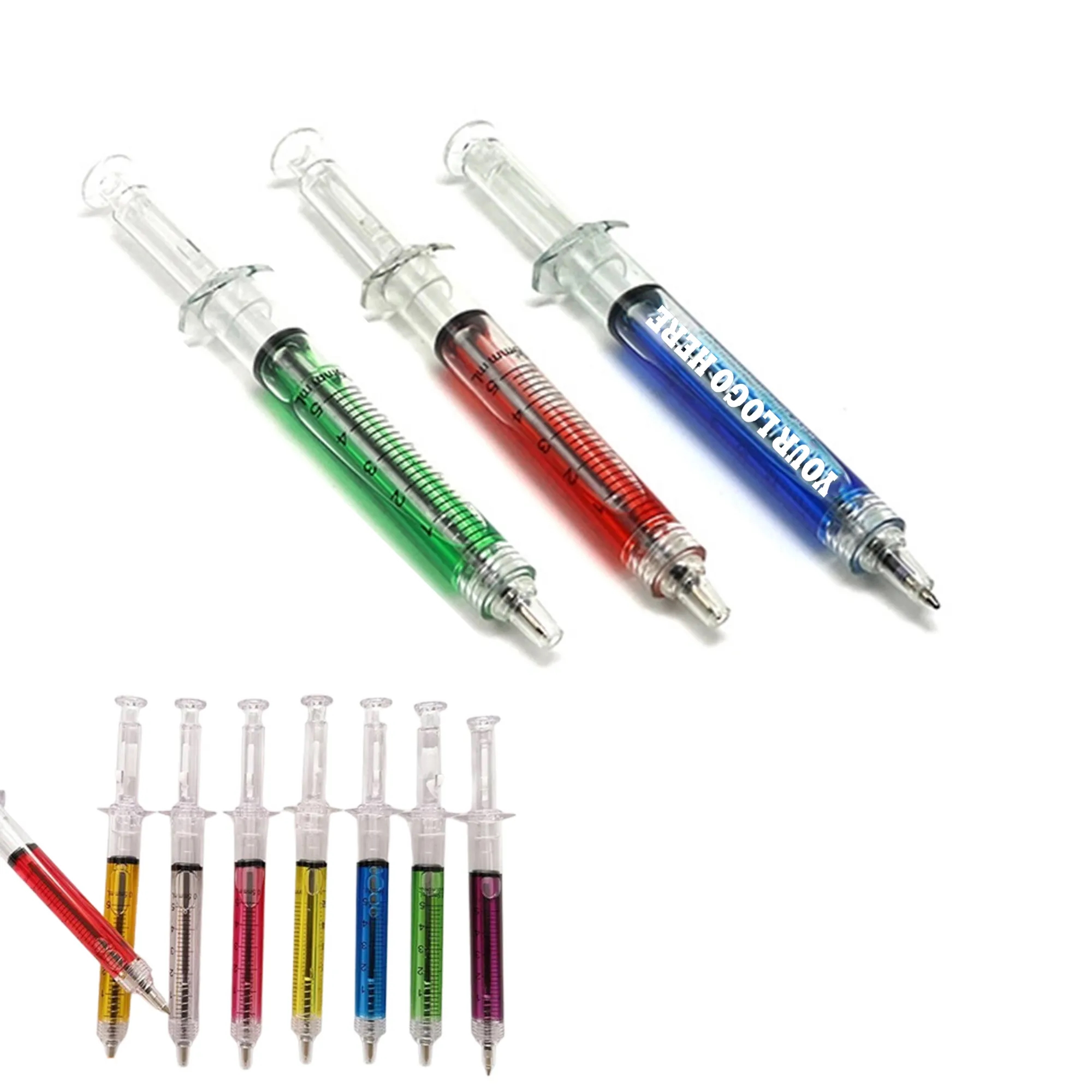 Syringe Shaped Ballpoint Pen with Scale MOQ100 8