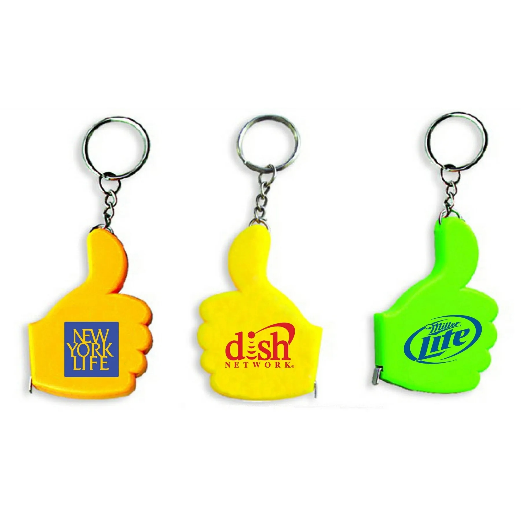 Thumbs Up Tape Measure Key Chain 2