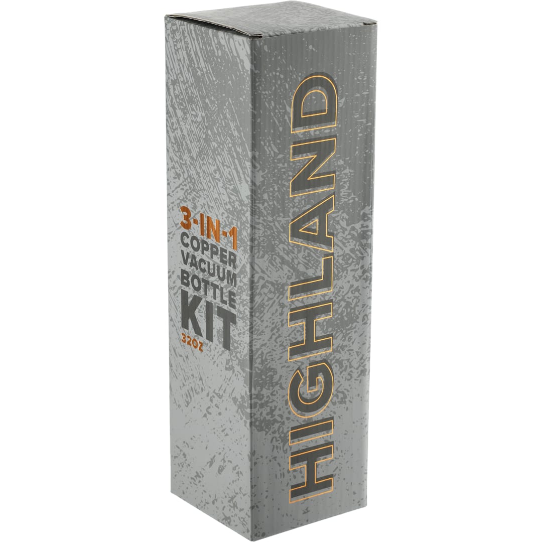 Highland 3-in-1 Copper Vacuum Bottle Kit 32oz 118