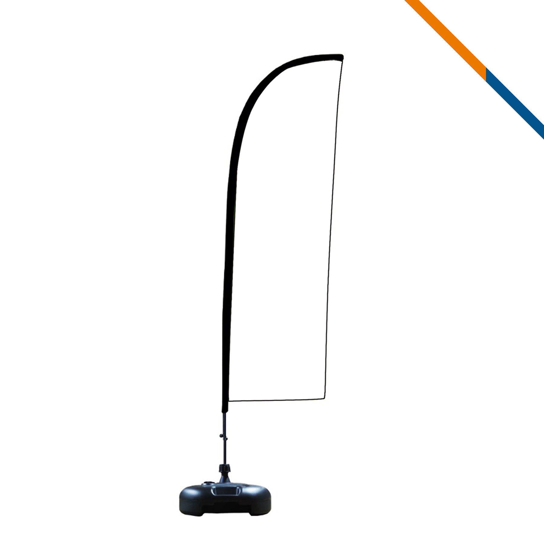 10' Tivan Single-Sided Straight Flag 3