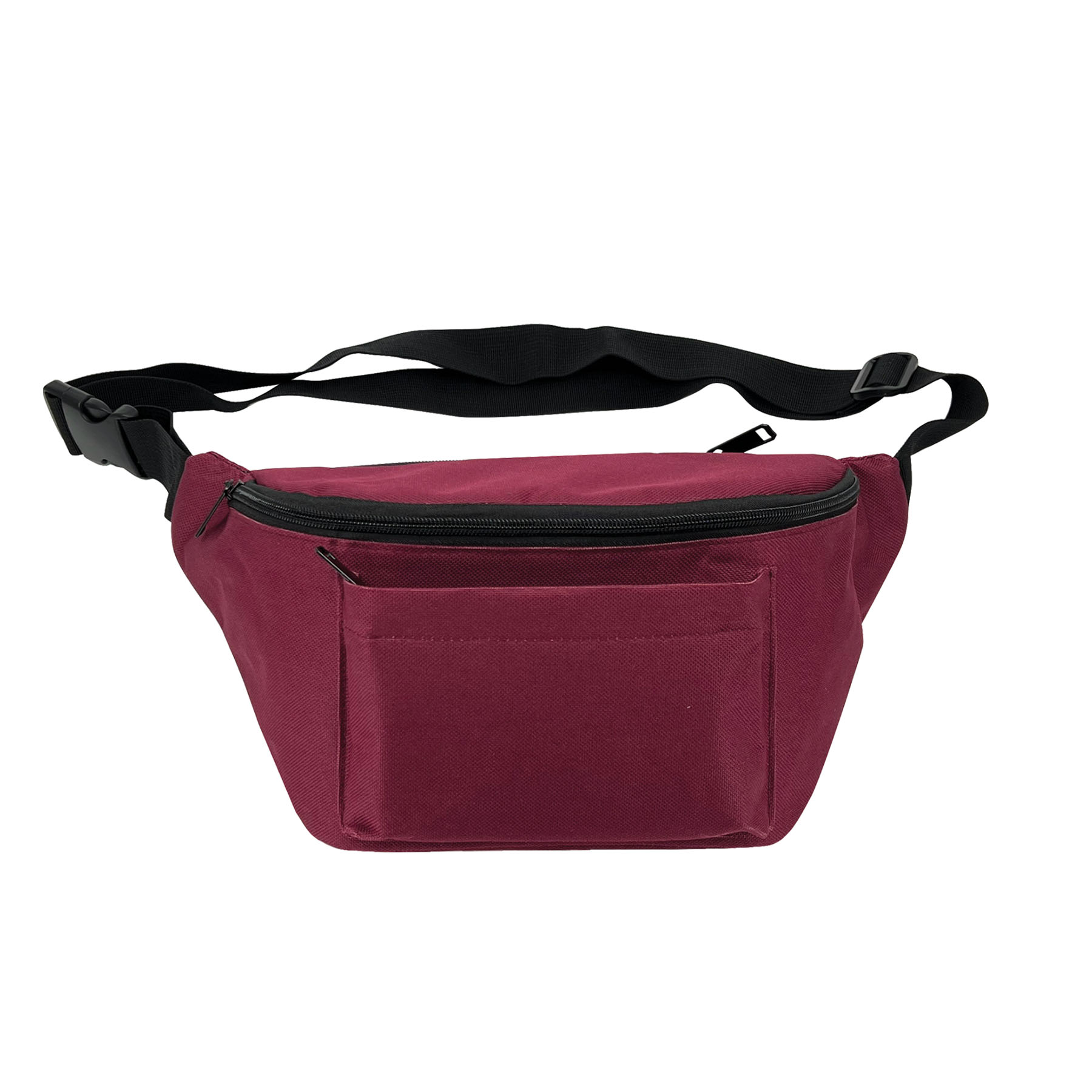 600D Polyester 3-Zipper Fanny Pack/Crossbody Sling 9