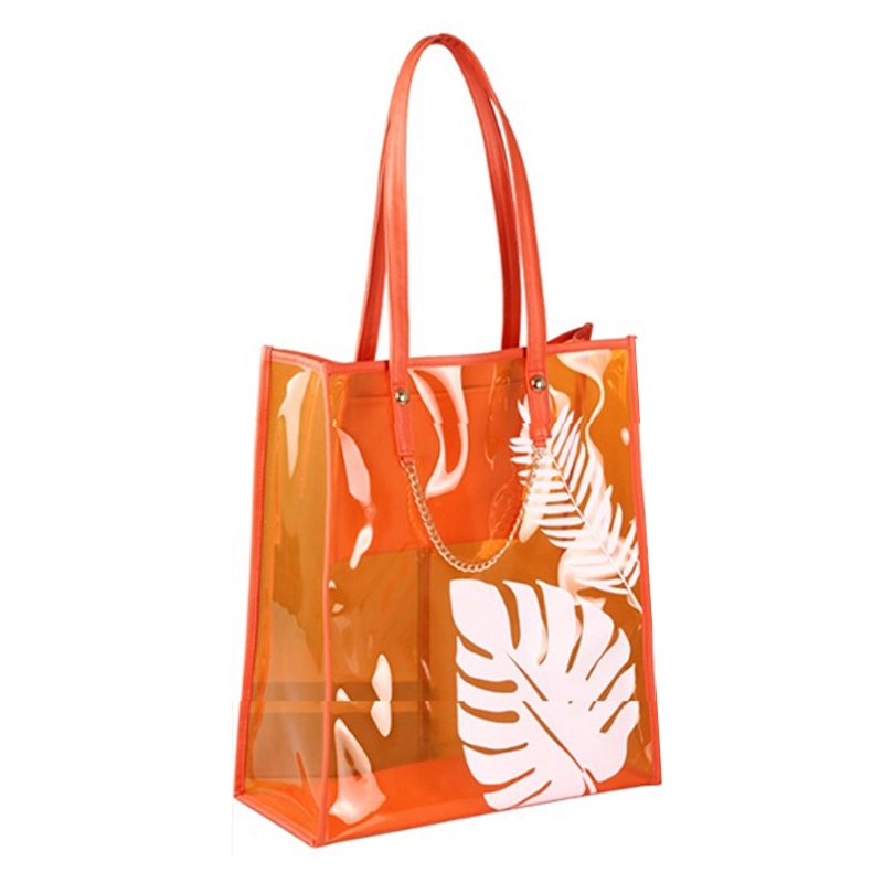 Clear Tote Bag, custom tote bag with logo imprint 1