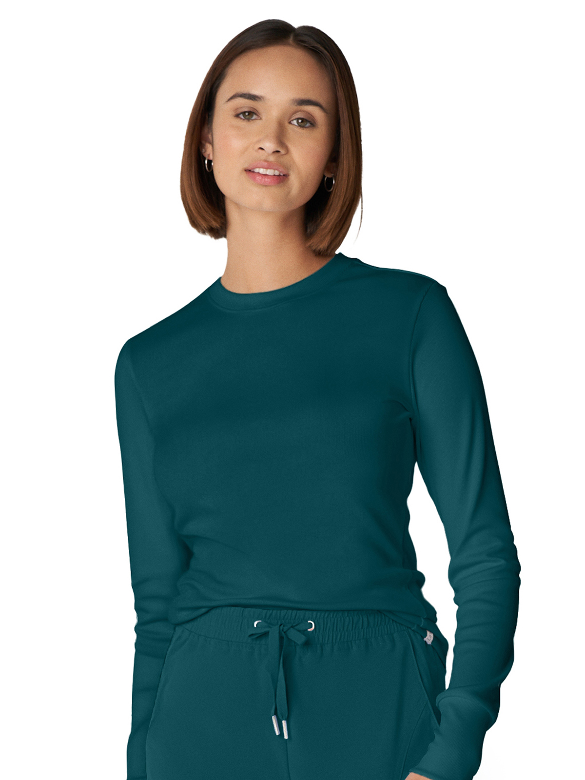 Landau - Forward - Women's One-Pocket Long-Sleeve Crew Neck Underscrub Tee 6
