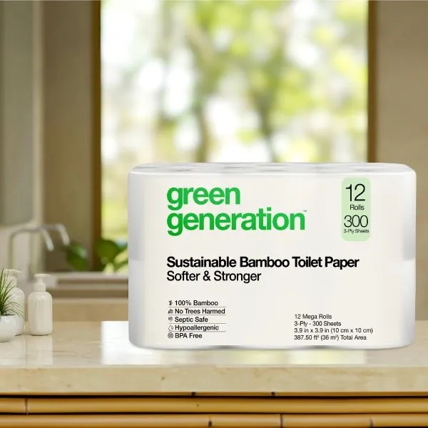 Green Generation Sustainable Bamboo Toilet Paper 3