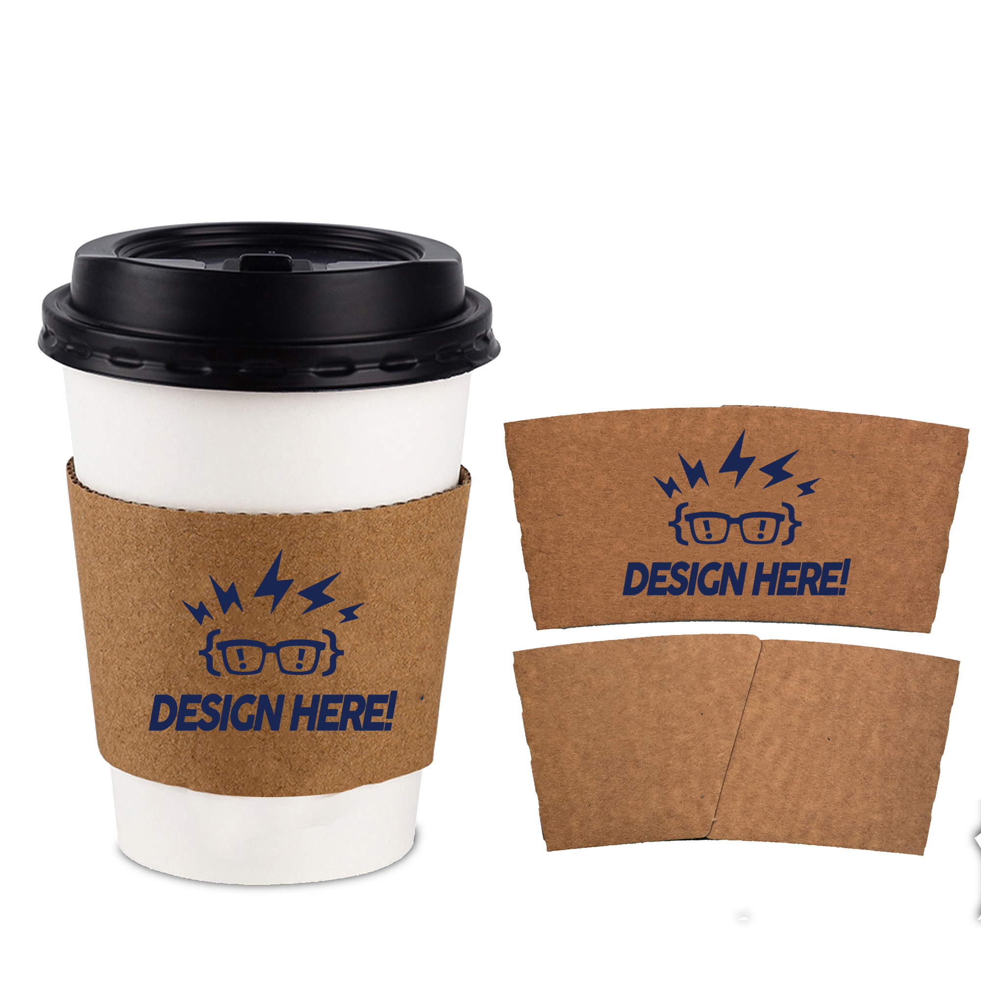 12?C16oz Personalized Coffee Cup Sleeves 4