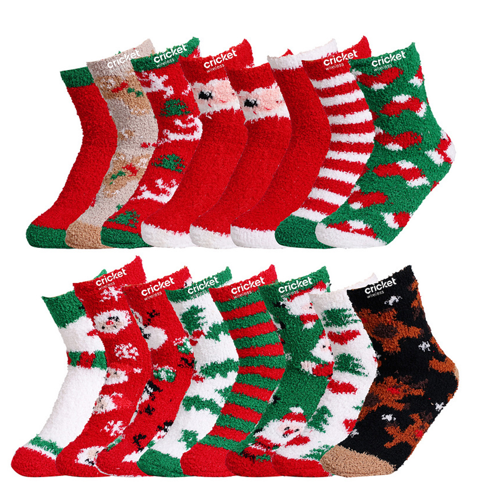 Fluffy Christmas Sock 2