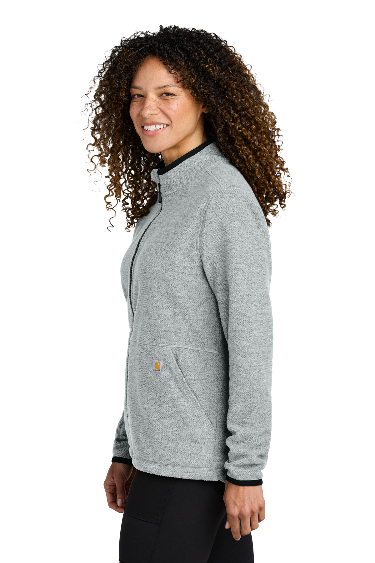 Carhartt® Women's Textured Full-Zip Fleece Jacket 10