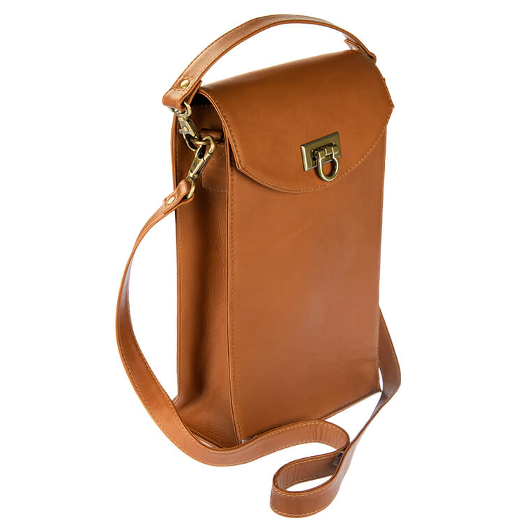 Vivo - Leather 2 Bottle Wine Tote 7