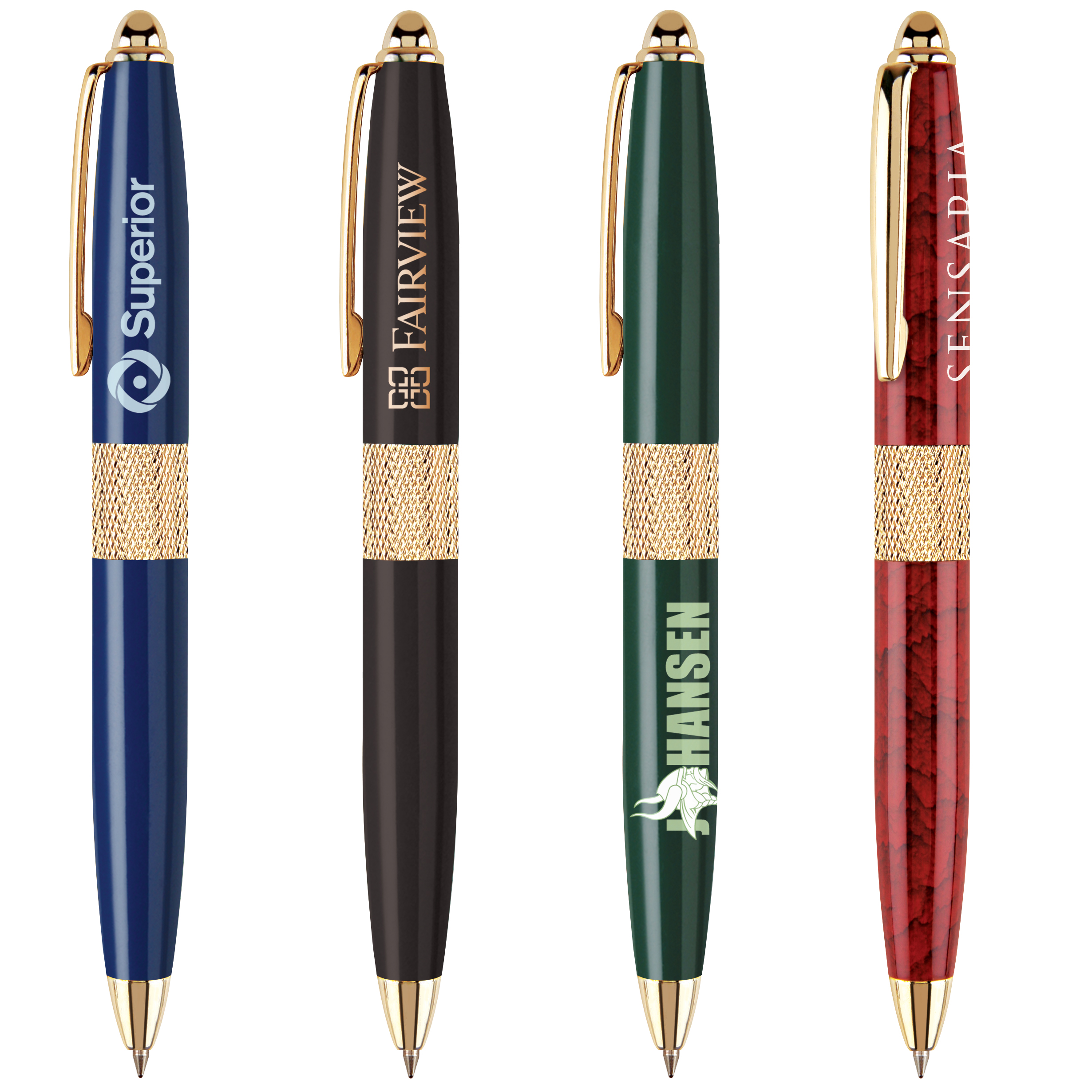 Athena Heavyweight Pen with Gold Accents 6