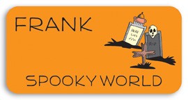 Laminated Personalized Name Badge (1.75"x3.5") Rectangle