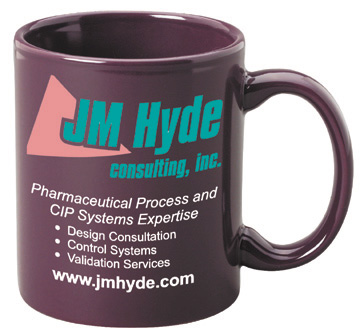 11 oz. Plum Stoneware Mug 1