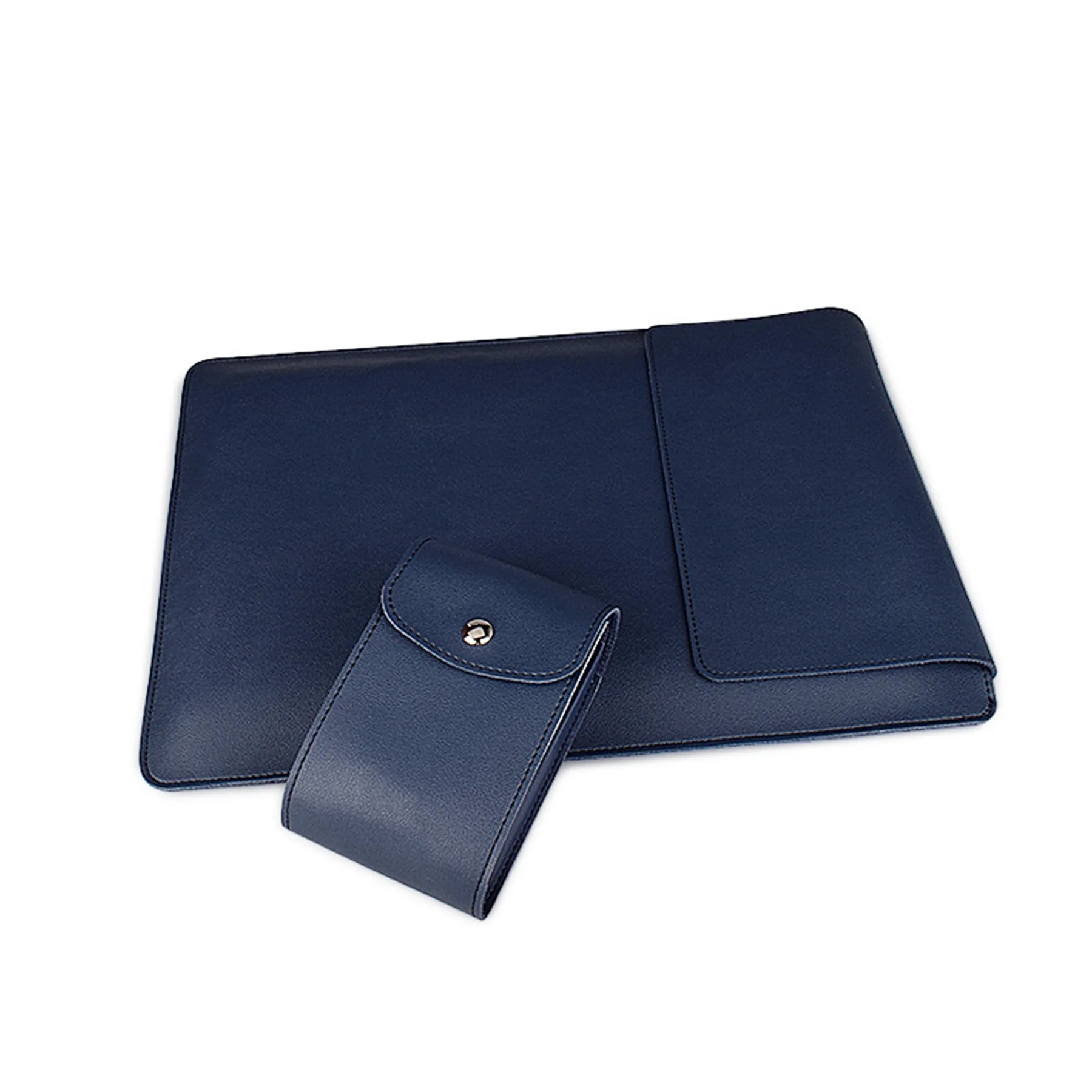 15" Multifunctional Laptop Sleeve Stand with Pouch Set 2