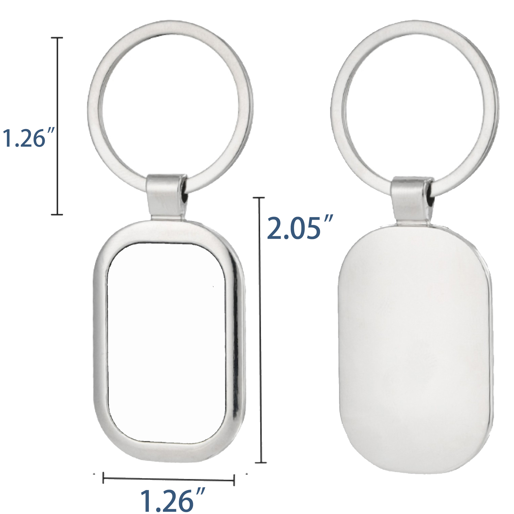 Pick Your Shape! Custom Metal Keychain 3