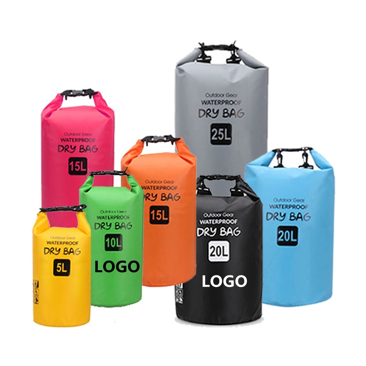 Outdoor 5L Gear Reclosable Waterproof Floating Dry Bag Swim 8