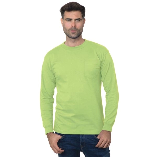 Unisex Union Made L/S Pocket Crew 10