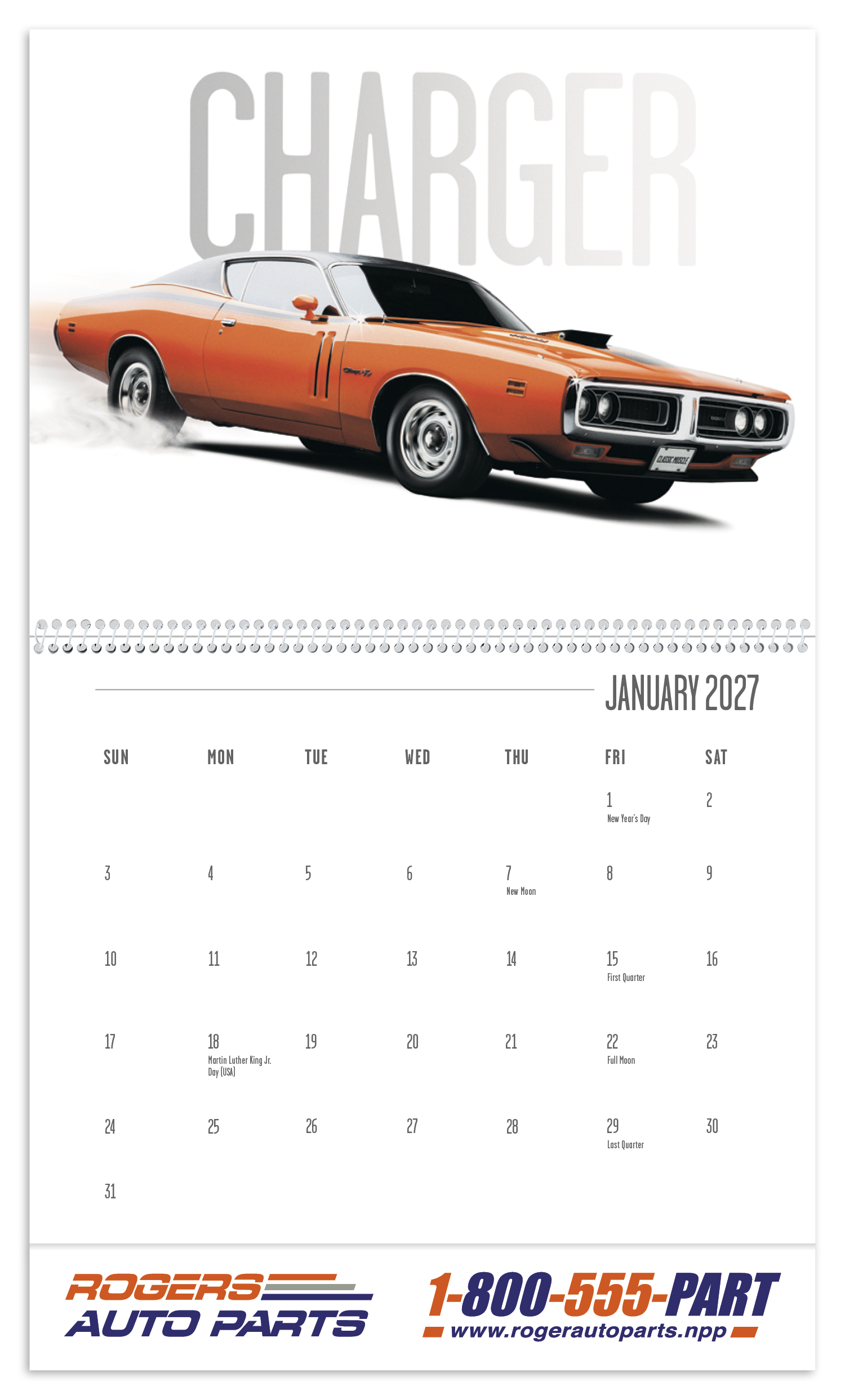 Triumph® Calendars Classic Muscle Cars Calendar 40