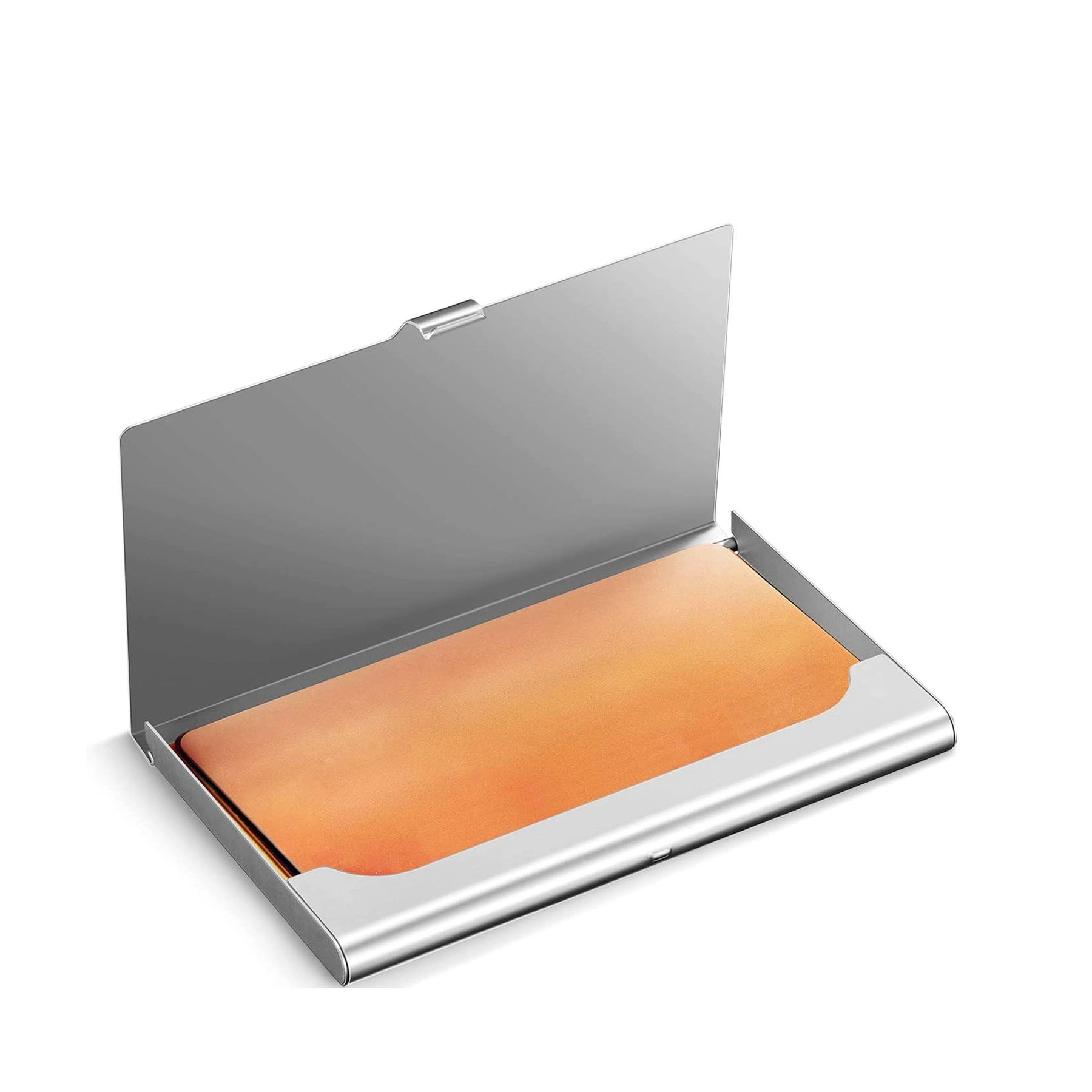 Easy Carrying Aluminum Business Card Holder 2