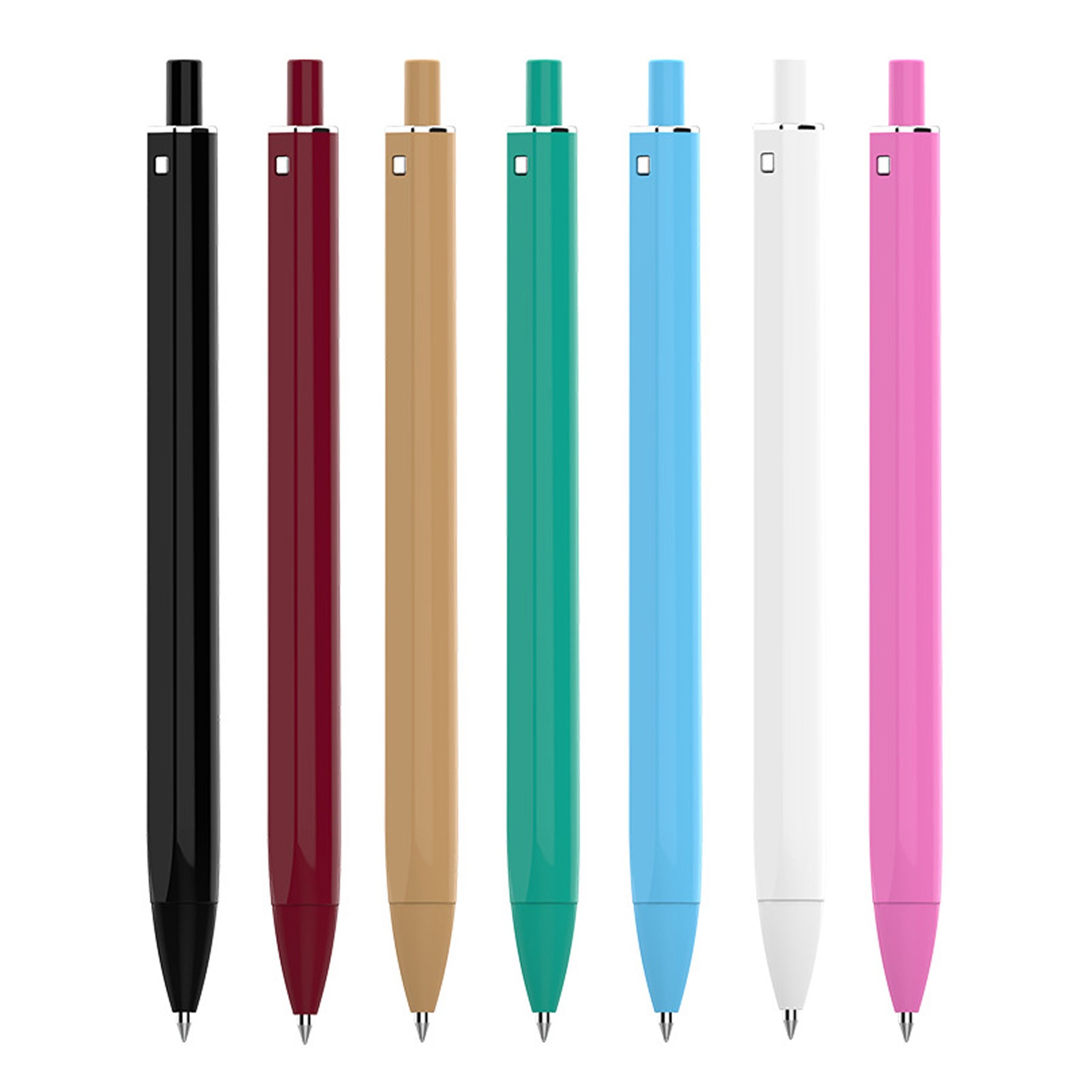 Multicolor Plastic Click Gel Ink Pen 2