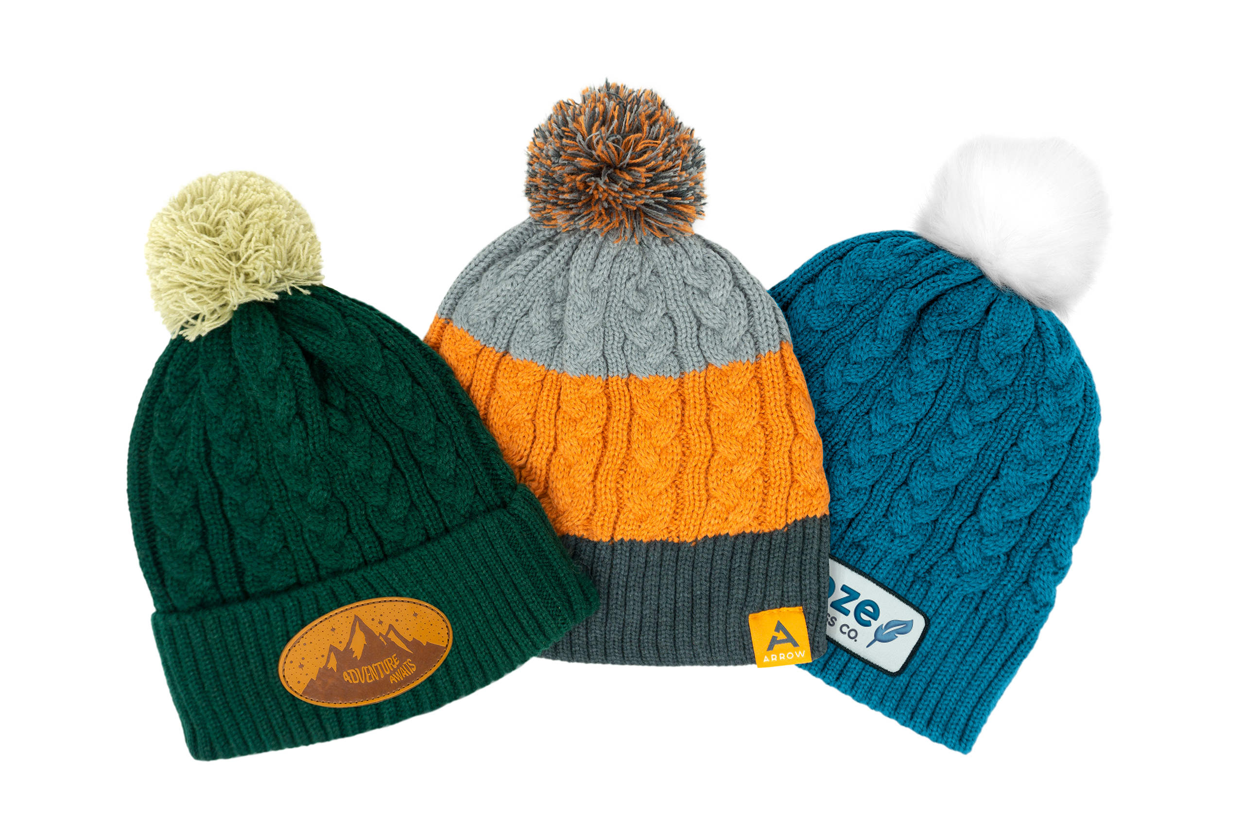 Pantone Matched Cable Knit Beanie