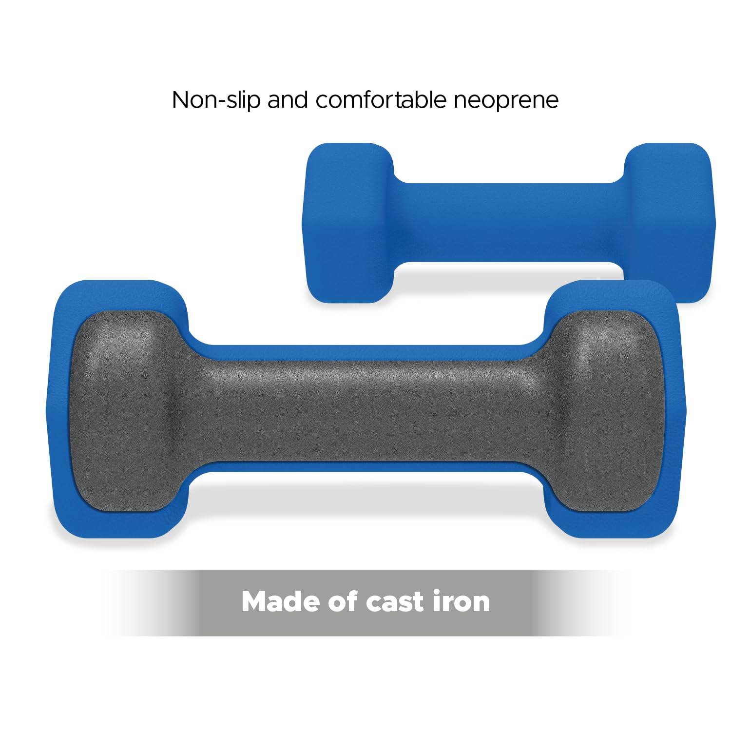 HexGrip-Dip-Coated Dumbbells for Yoga & Arm Sculpting 4
