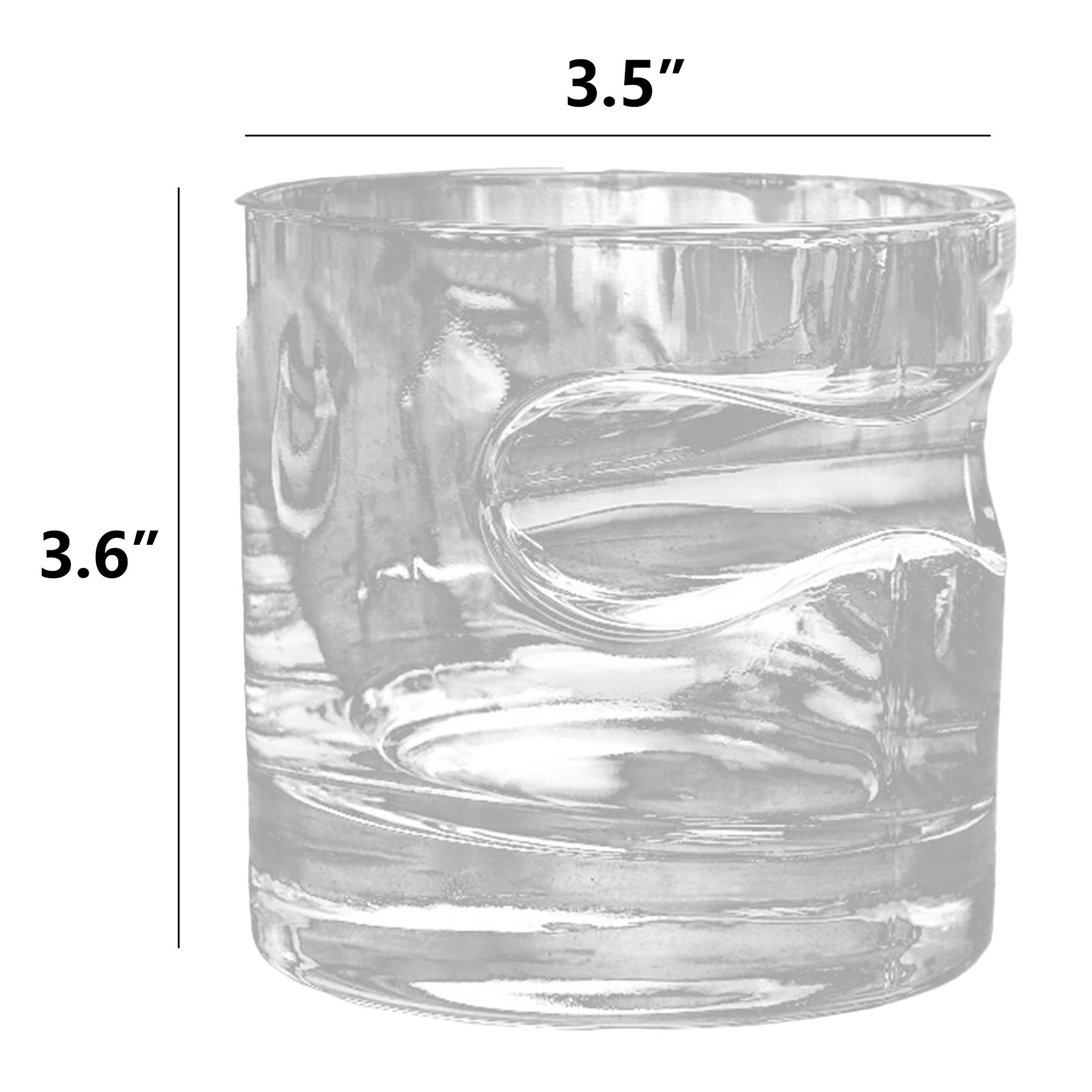 380Ml Round Cigar Whiskey Glass Cup 4