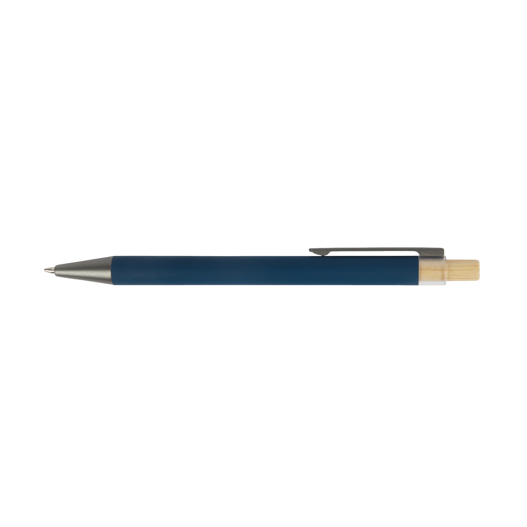 Arundi Recycled Aluminum Pen With Bamboo Plunger 45