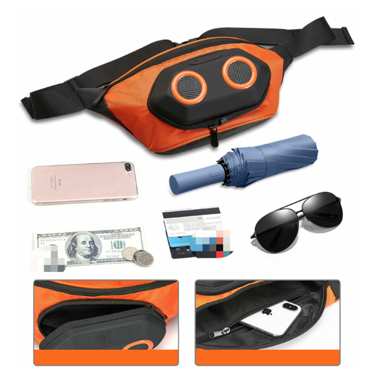 Bluetooth Speaker Waist Pack 2