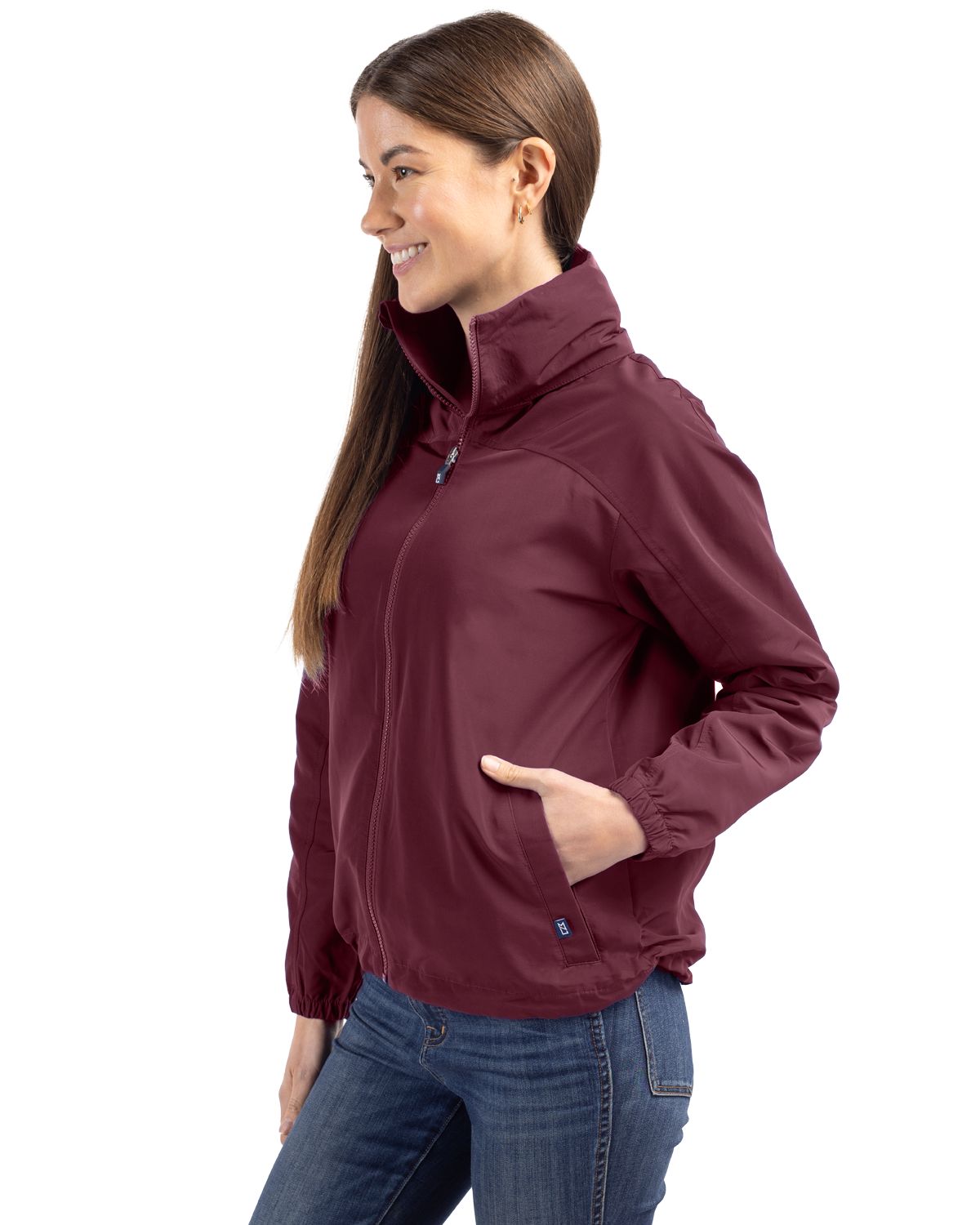 Cutter & Buck Charter Recycled Packable Womens Full Zip Jacket? 51