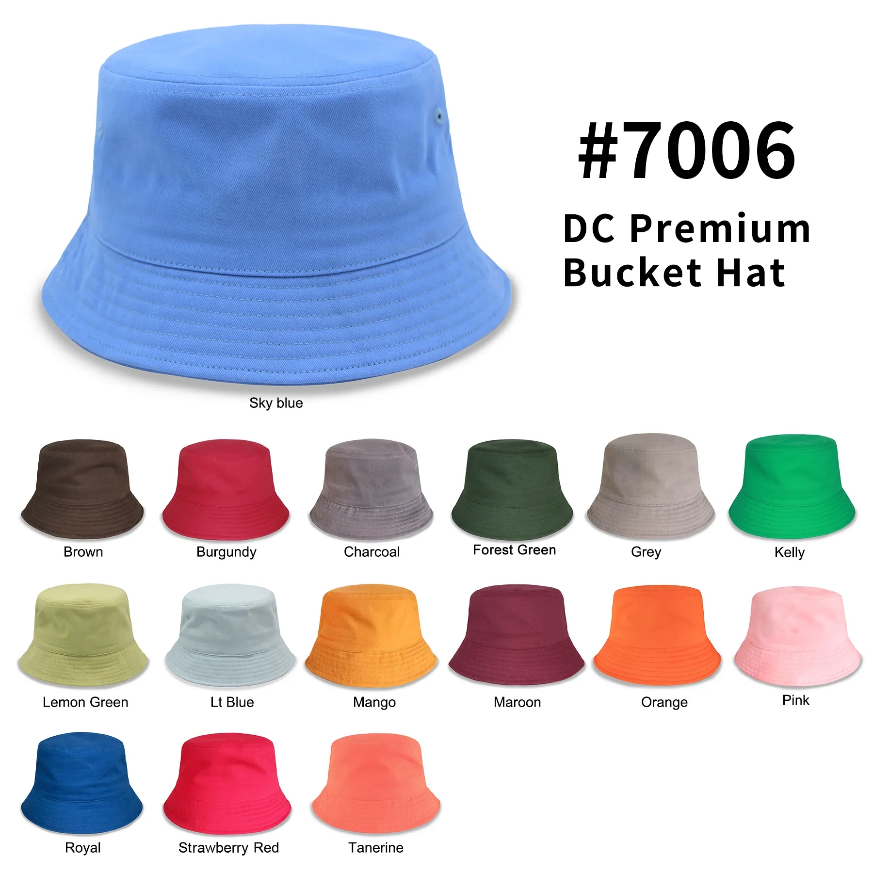 Premium Bucket hat 100 Cotton