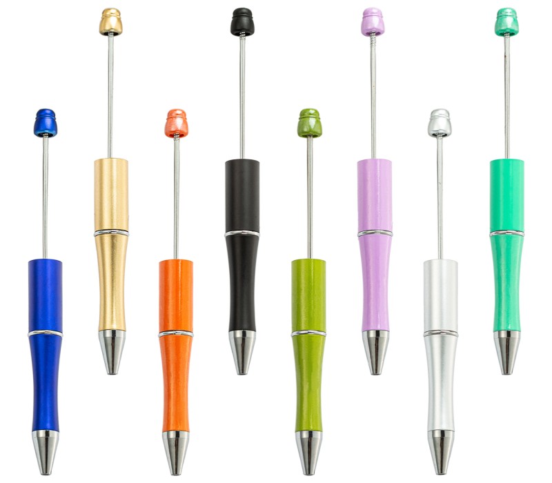 Beaded Plastic Pen 3