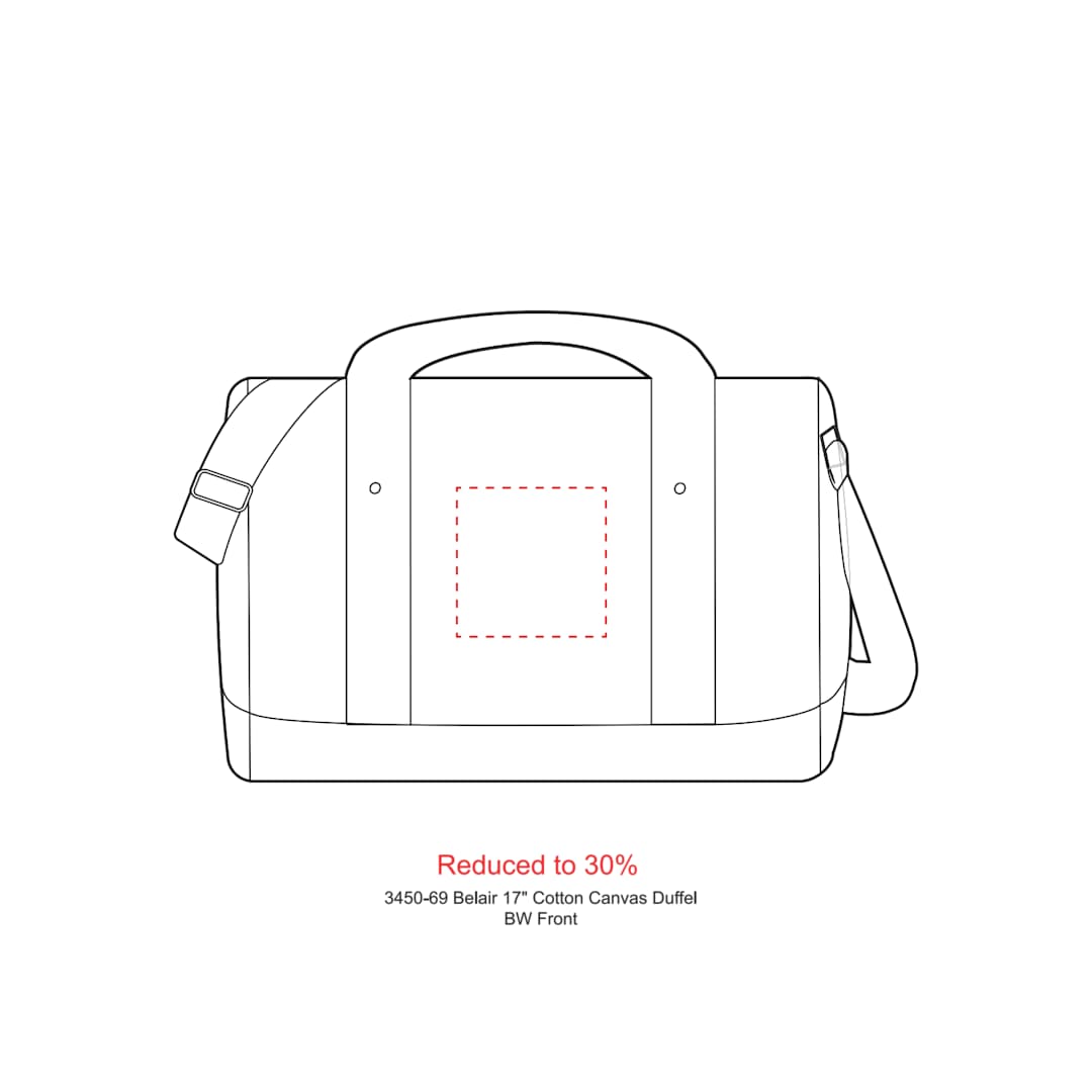 Belair 17" Cotton Canvas Duffel 28