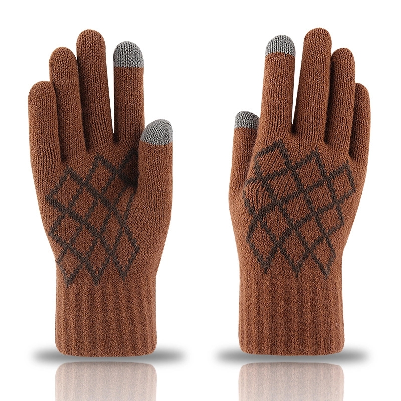 Winter Touchscreen Gloves Warm Knit 1